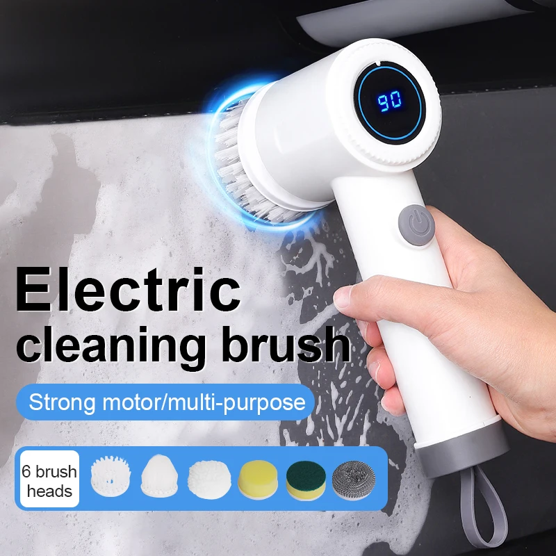 Electric Spin Scrubber, 6 Repl - Home Bathroom Products recensie en prijs