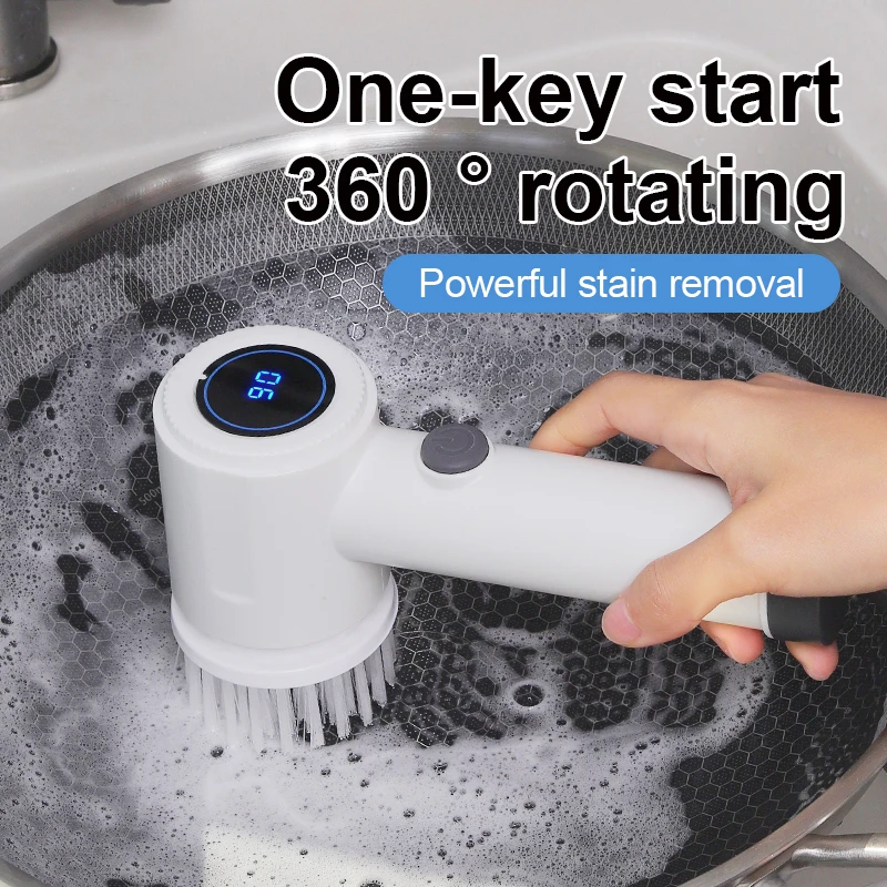 Electric Spin Scrubber, 6 Repl - Home Bathroom Products recensie en prijs