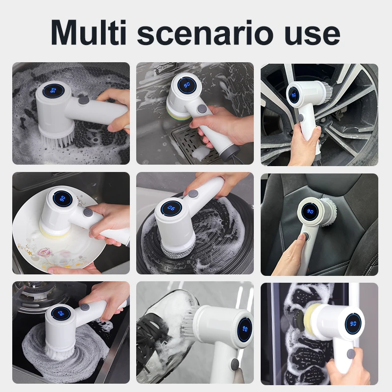 Electric Spin Scrubber, 6 Repl - Home Bathroom Products recensie en prijs
