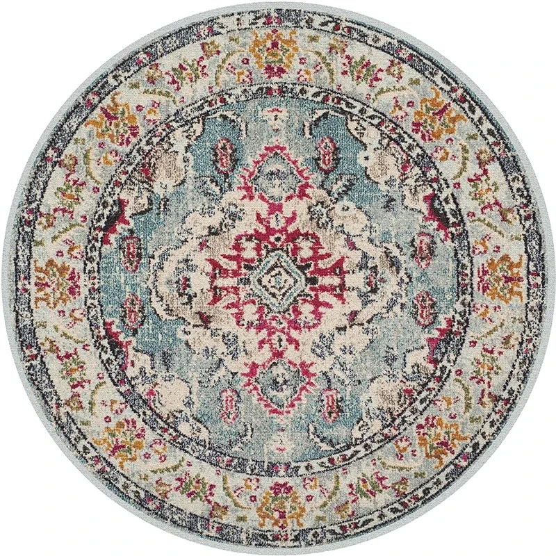 Persian Style Round Rugs For L - Home Bathroom Plan recensie en prijs