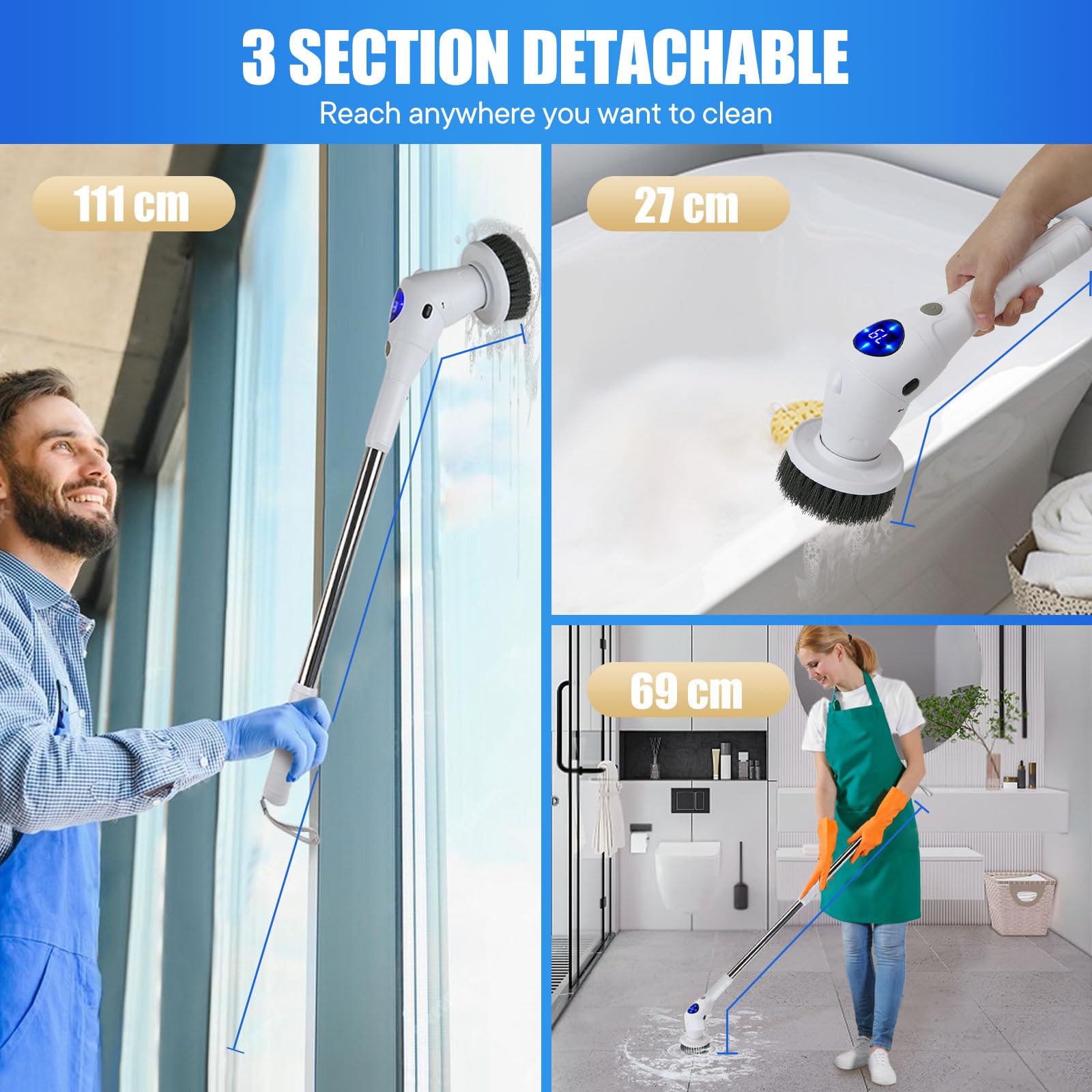 Electric Spin Scrubber Cleanin - Home Bathroom Products recensie en prijs