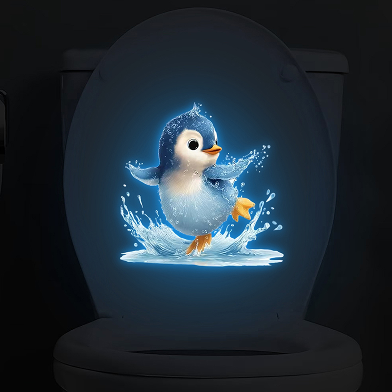 Glow-in-the-Dark Penguin Toile - Jet Home Bathroom recensie en prijs