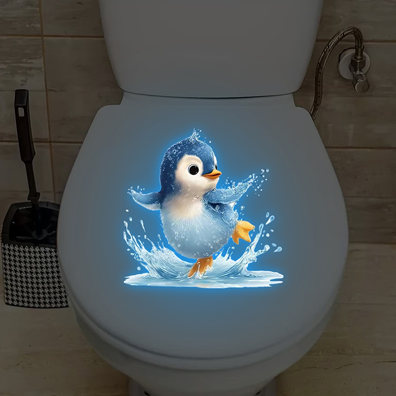 Glow-in-the-Dark Penguin Toile - Jet Home Bathroom recensie en prijs