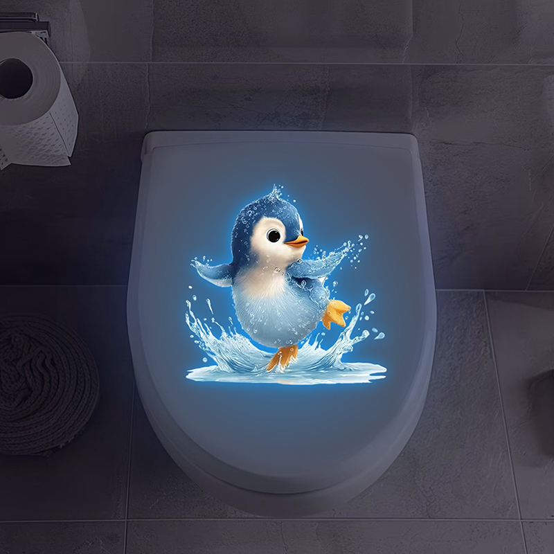 Glow-in-the-Dark Penguin Toile - Jet Home Bathroom recensie en prijs