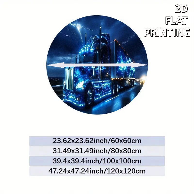 Electric truck night rug flann - Home Bathroom Scene recensie en prijs