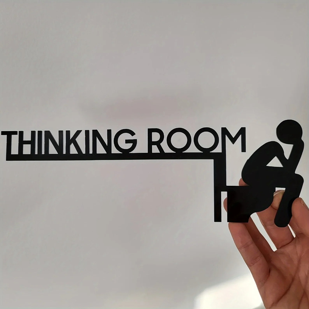 Thinking Room Toilet Door Corn - Home Bathroom Door Signs recensie en prijs