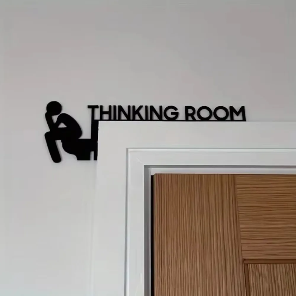 Thinking Room Toilet Door Corn - Home Bathroom Door Signs recensie en prijs