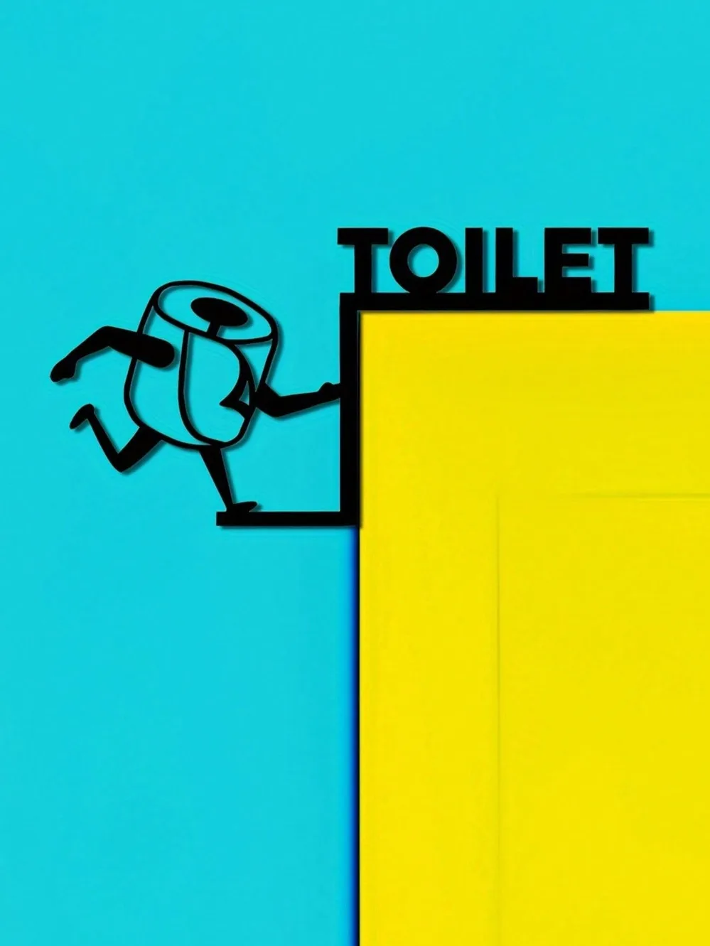 Humorous Toilet Paper Out Meta - Home Bathroom Door Signs recensie en prijs