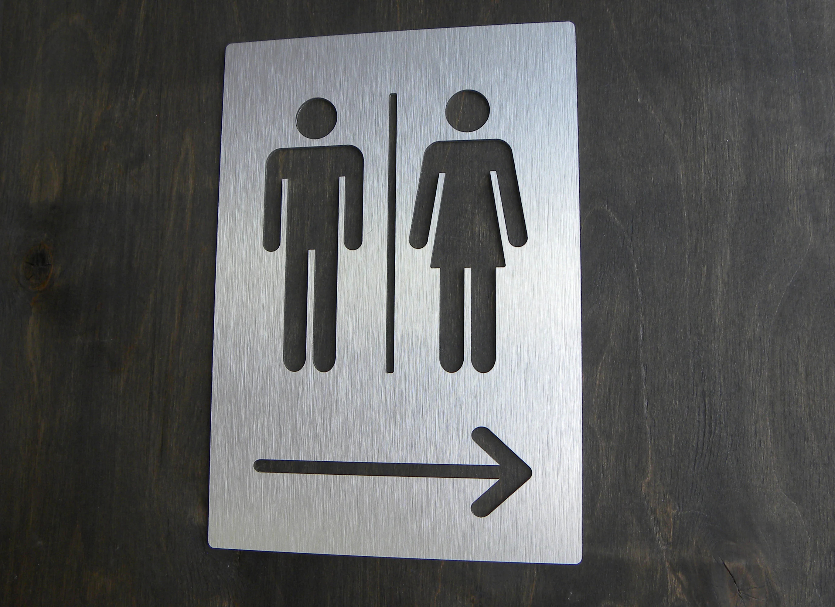 Aluminum Alloy Metal Black Gol - Home Bathroom Door Signs recensie en prijs