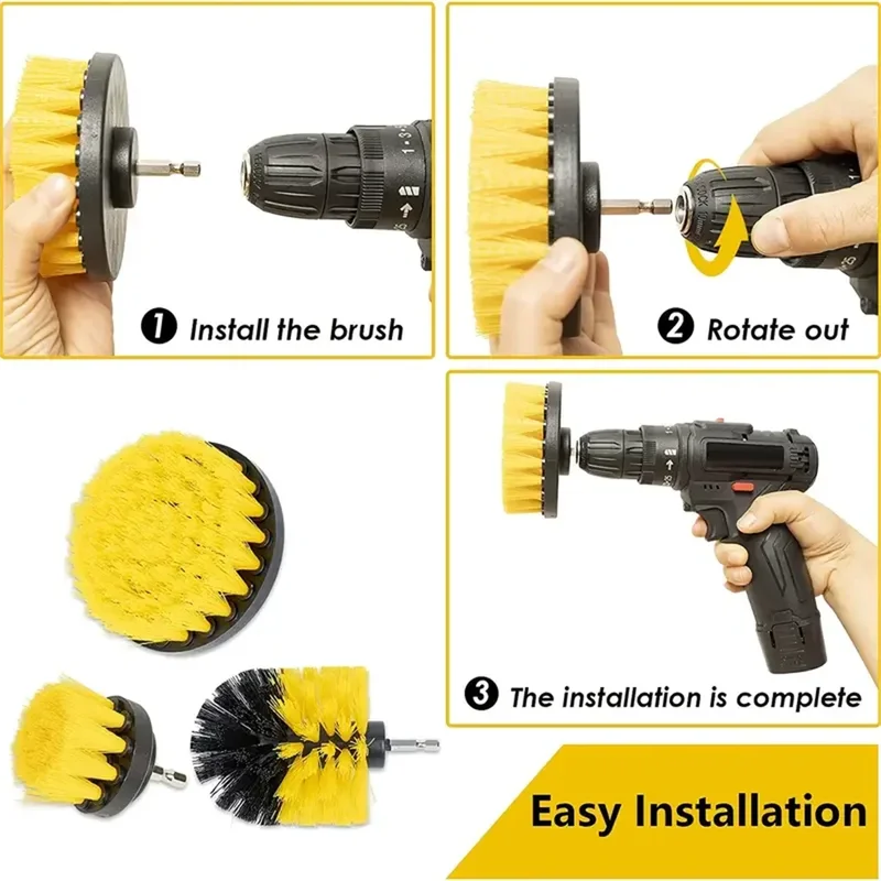 3 pcs/set drill brush set powe - Home Bathroom Products recensie en prijs