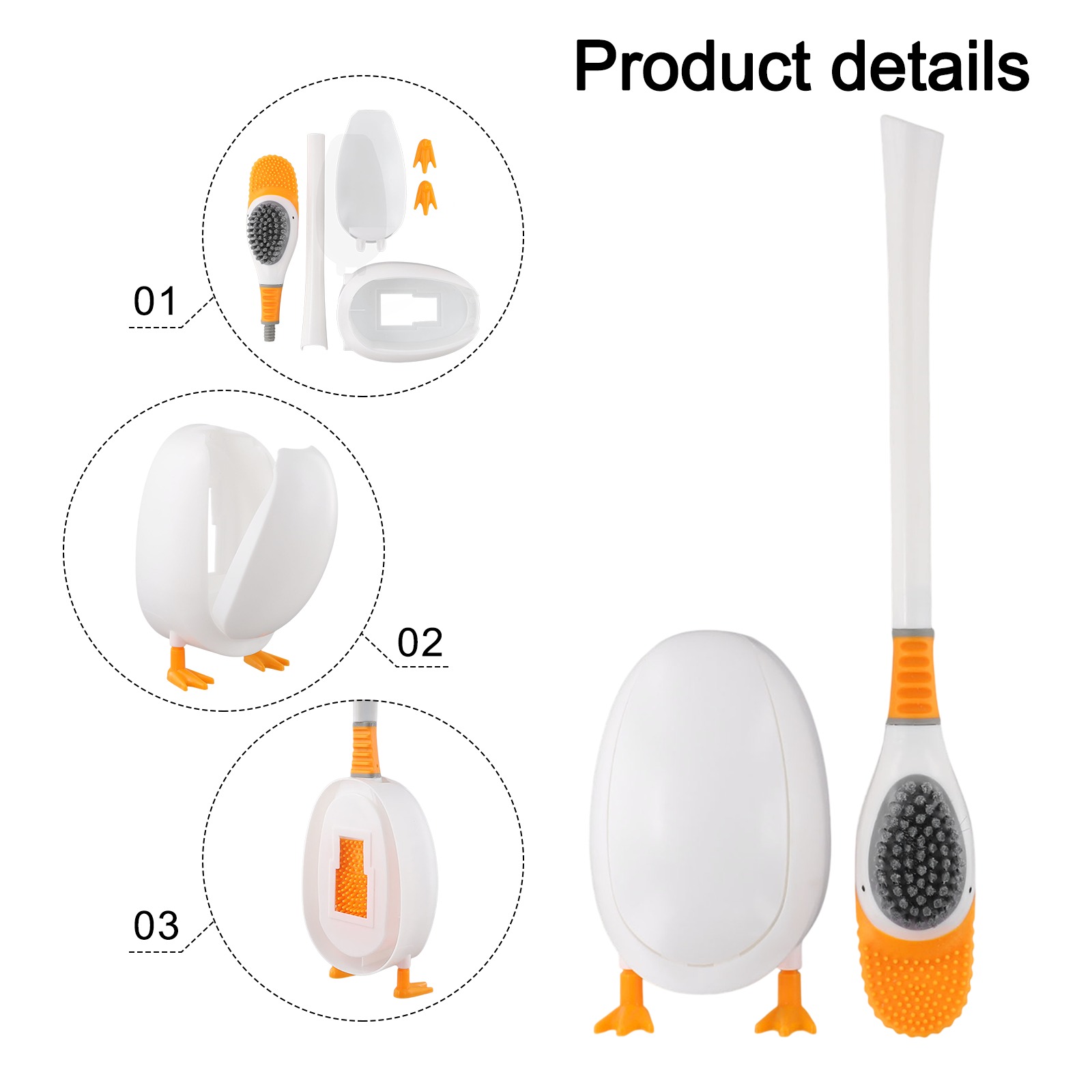 1PC Silicone Toilet Brush With - Home Bathroom Cleaning recensie en prijs