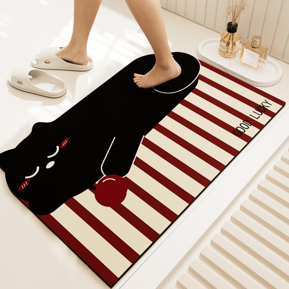 VIKAMA Cute Bear Print Non Sli - Home Bathroom Cleaning Machine recensie en prijs
