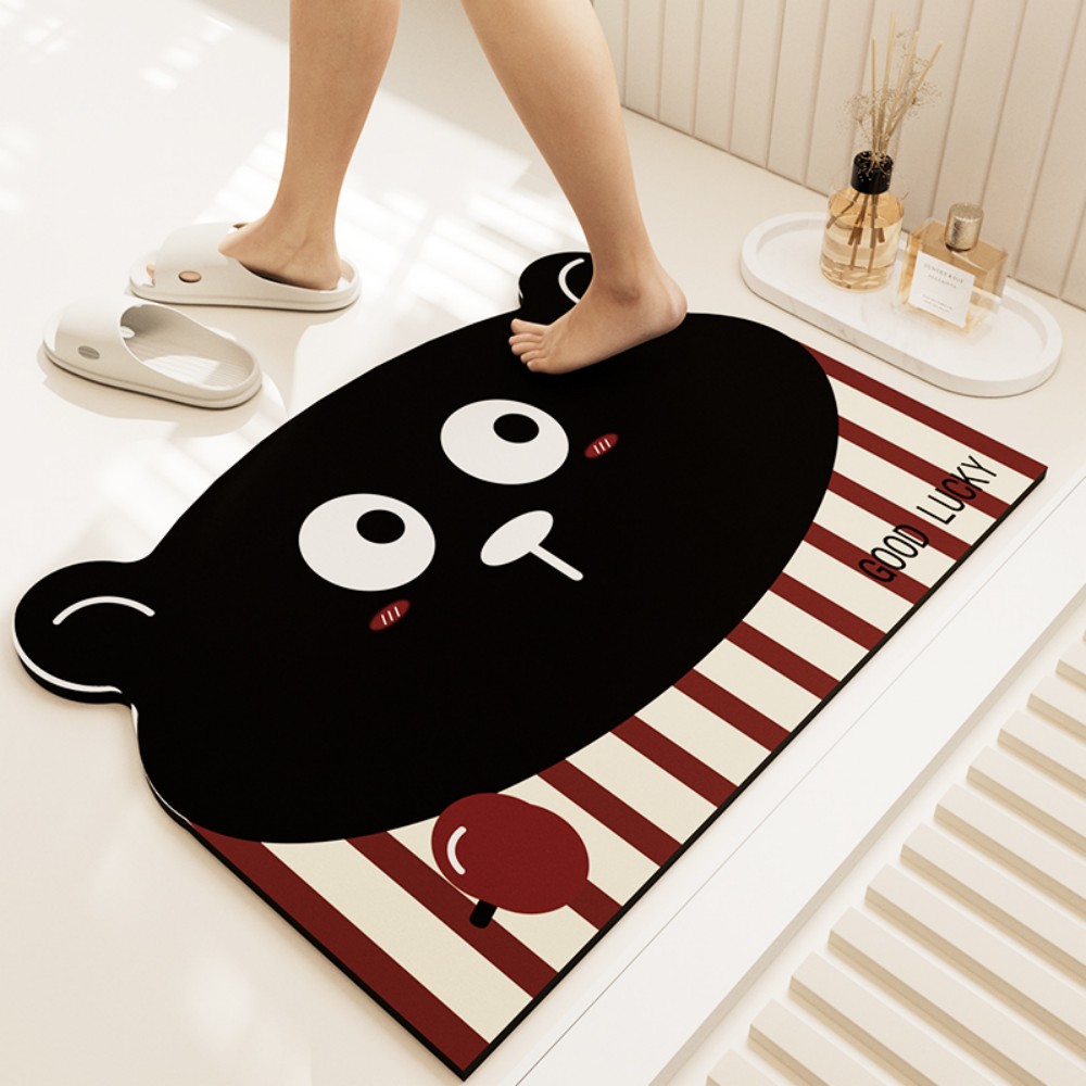 VIKAMA Cute Bear Print Non Sli - Home Bathroom Cleaning Machine recensie en prijs