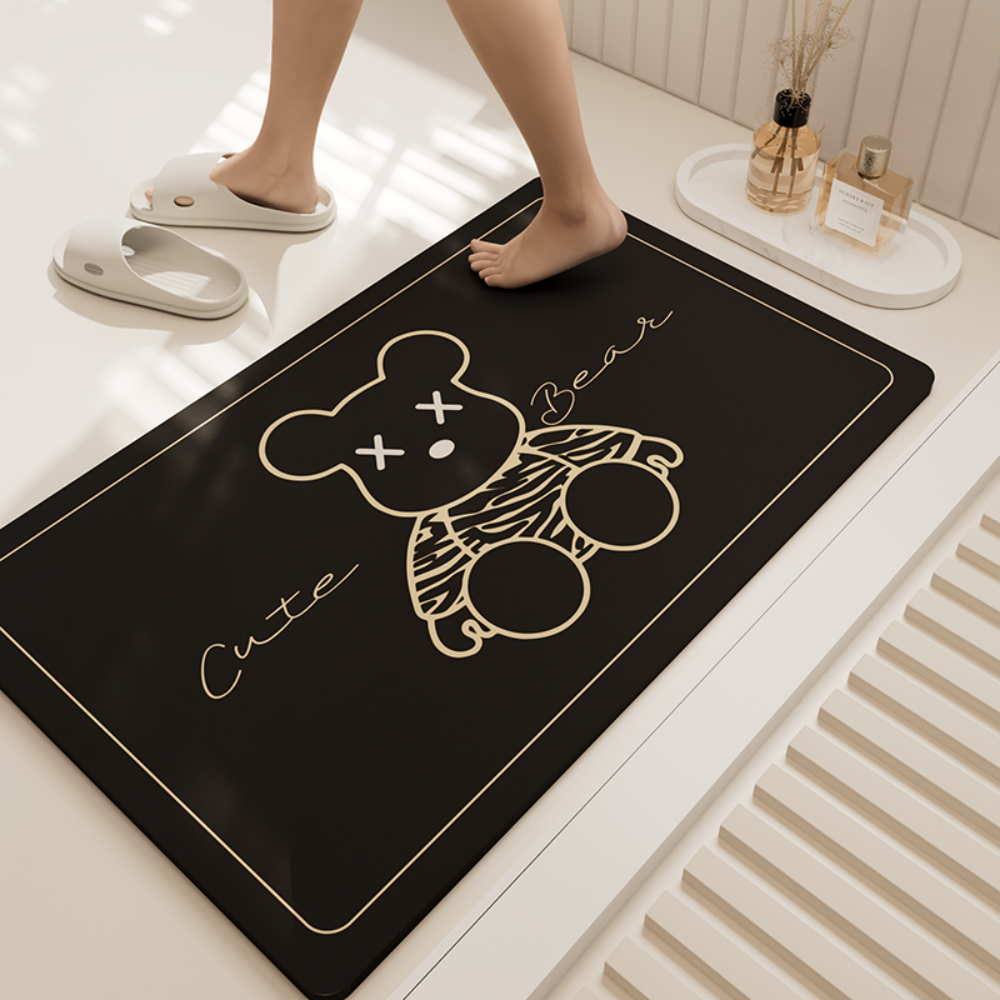 VIKAMA Cute Bear Print Non Sli - Home Bathroom Cleaning Machine recensie en prijs
