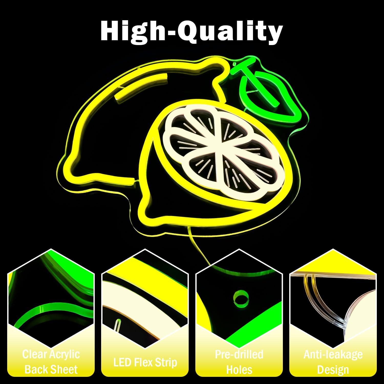 Lemon Neon Sign Dimmable LED L - Home Bathroom recensie en prijs