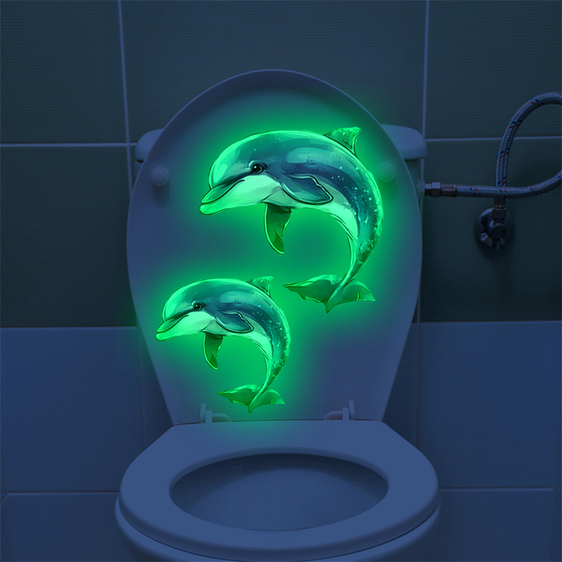 Glow-in-the-dark Dolphin Toile - Jet Home Bathroom recensie en prijs