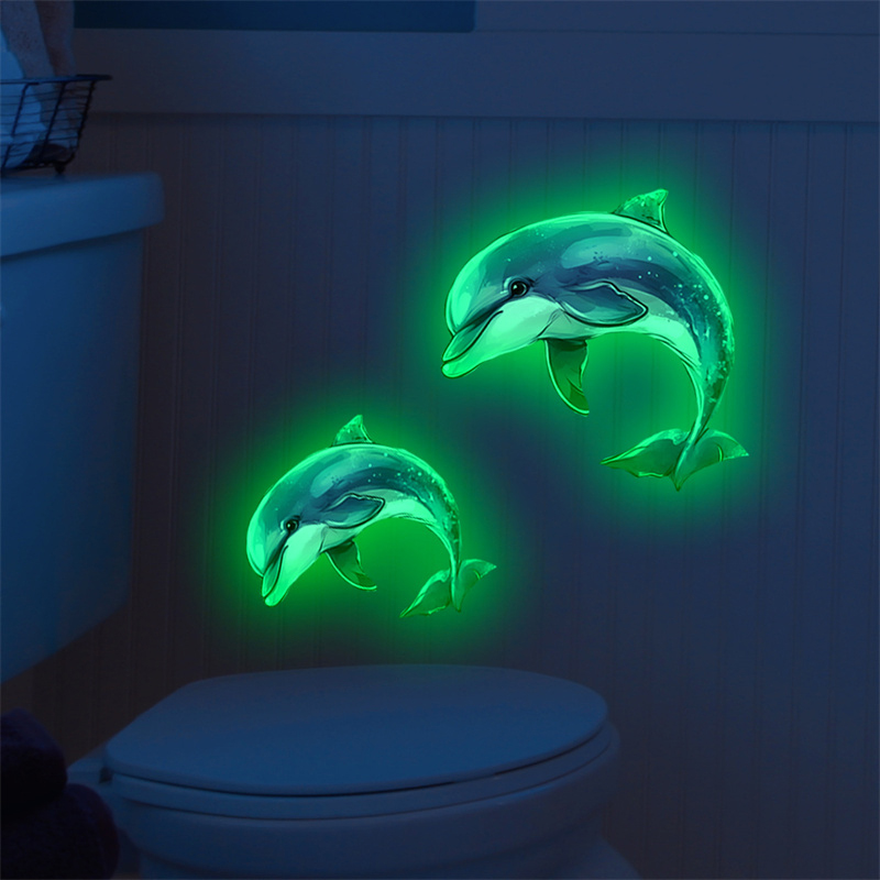 Glow-in-the-dark Dolphin Toile - Jet Home Bathroom recensie en prijs
