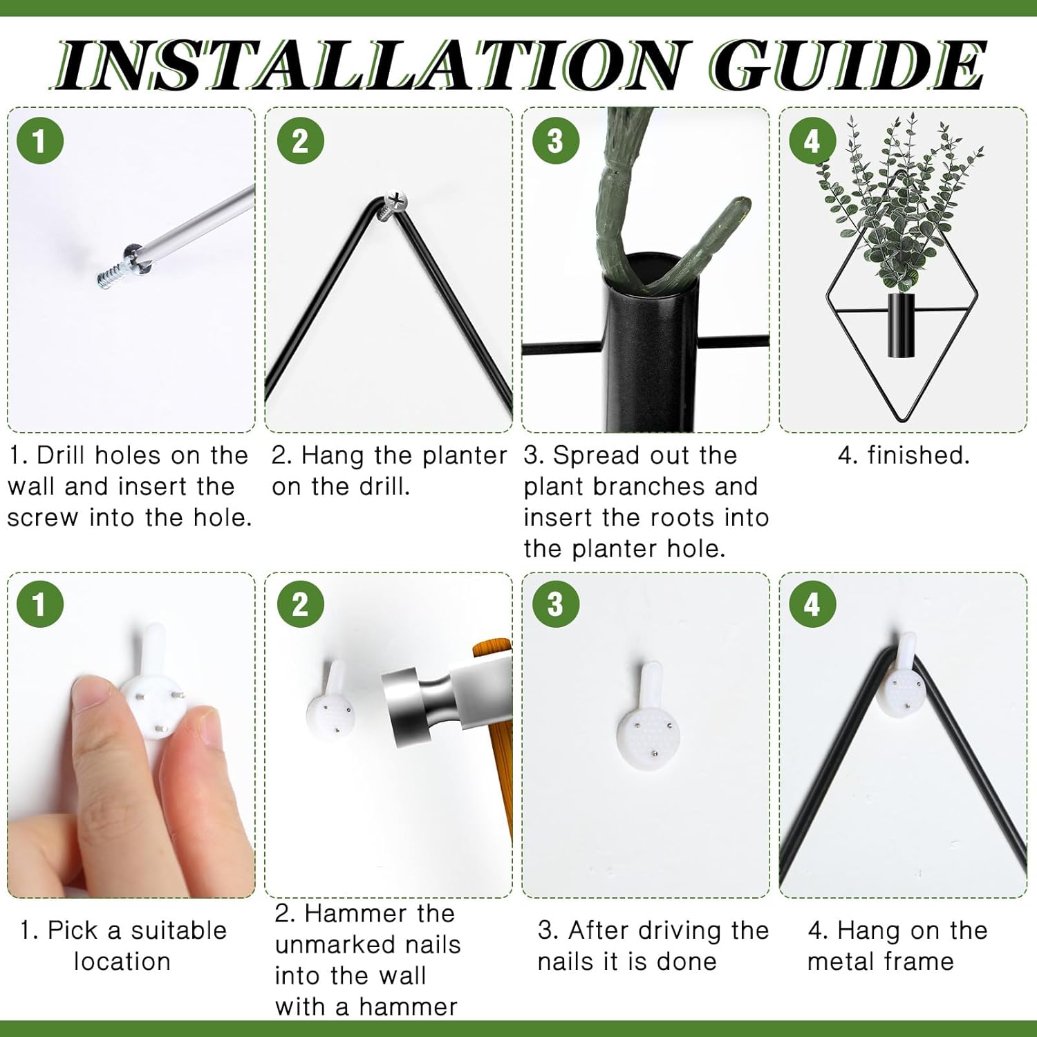 4 Pcs Geometric Hanging Plante - Home Bathroom Products recensie en prijs