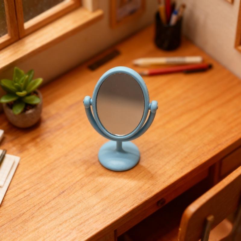 1Pcs Miniature Retro Mirror Dr - Home Bathroom Model recensie en prijs