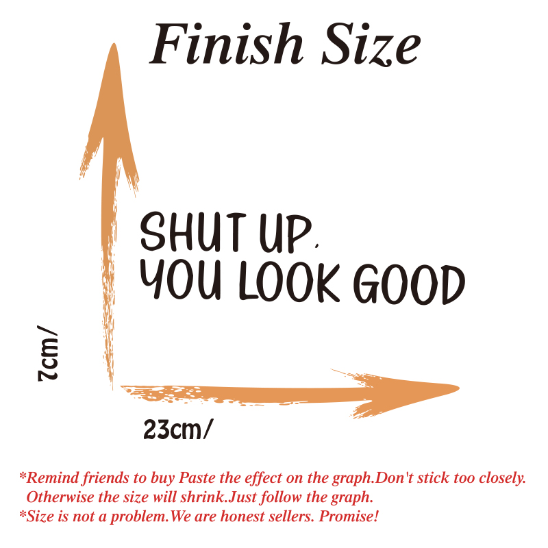 Sh*t UP You Look Good Quote Mi - Home Goods Bathroom Mirrors recensie en prijs