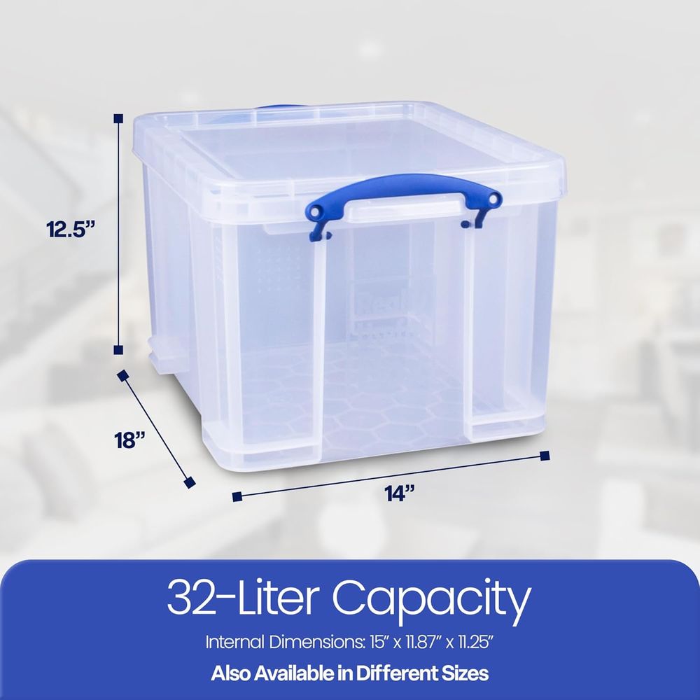 3-Pack Clear Stackable Storage - Home Bathroom Lock recensie en prijs