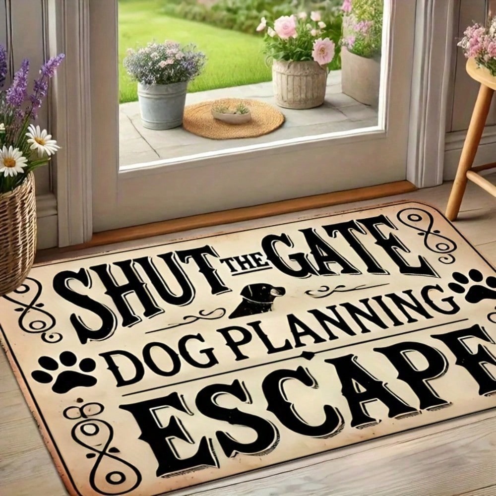 1pc  'SHUT THE GATE DOG PLANNI - Home Bathroom Plan recensie en prijs