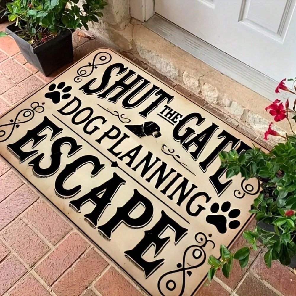 1pc  'SHUT THE GATE DOG PLANNI - Home Bathroom Plan recensie en prijs
