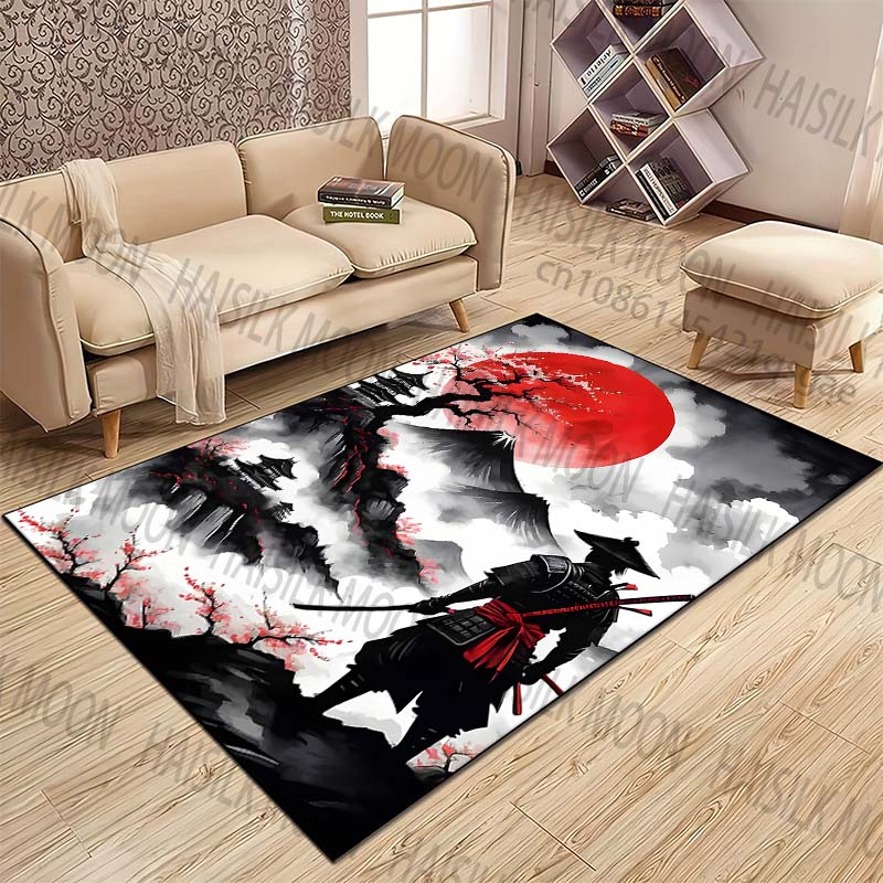 Samurai red sun mountain scene - Home Bathroom Scene recensie en prijs