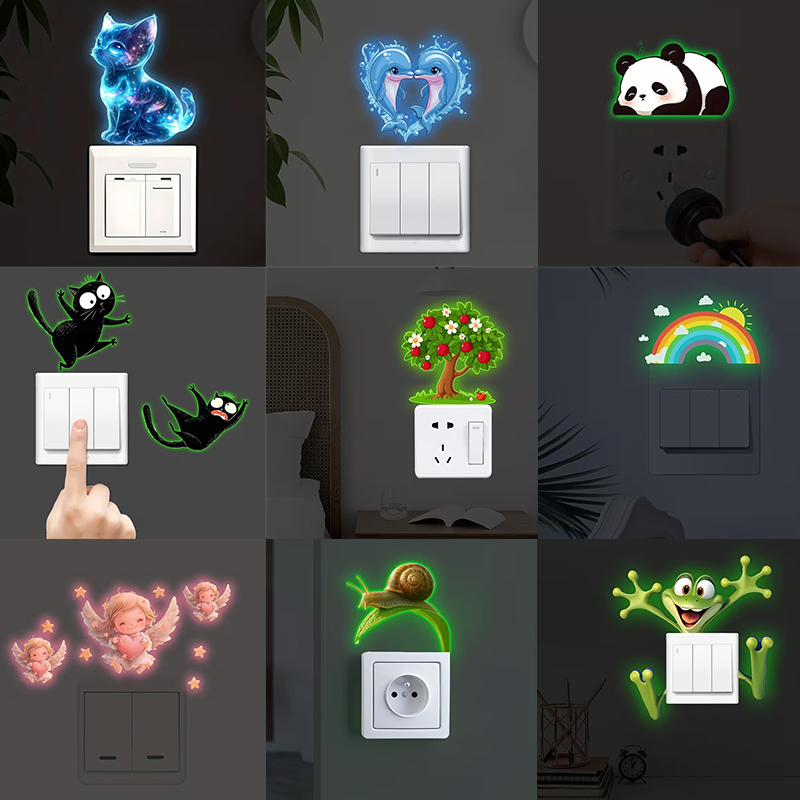 Glow-In-The-Dark Switch Sticke - Jet Home Bathroom recensie en prijs
