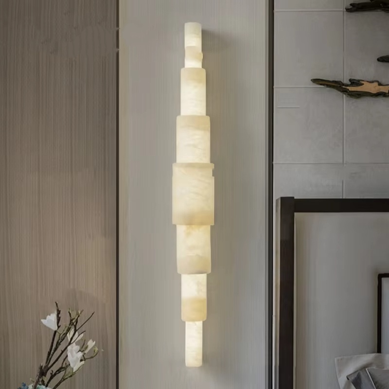 Natural Marble Wall Lamp Frenc - Home Bathroom Design Simple recensie en prijs