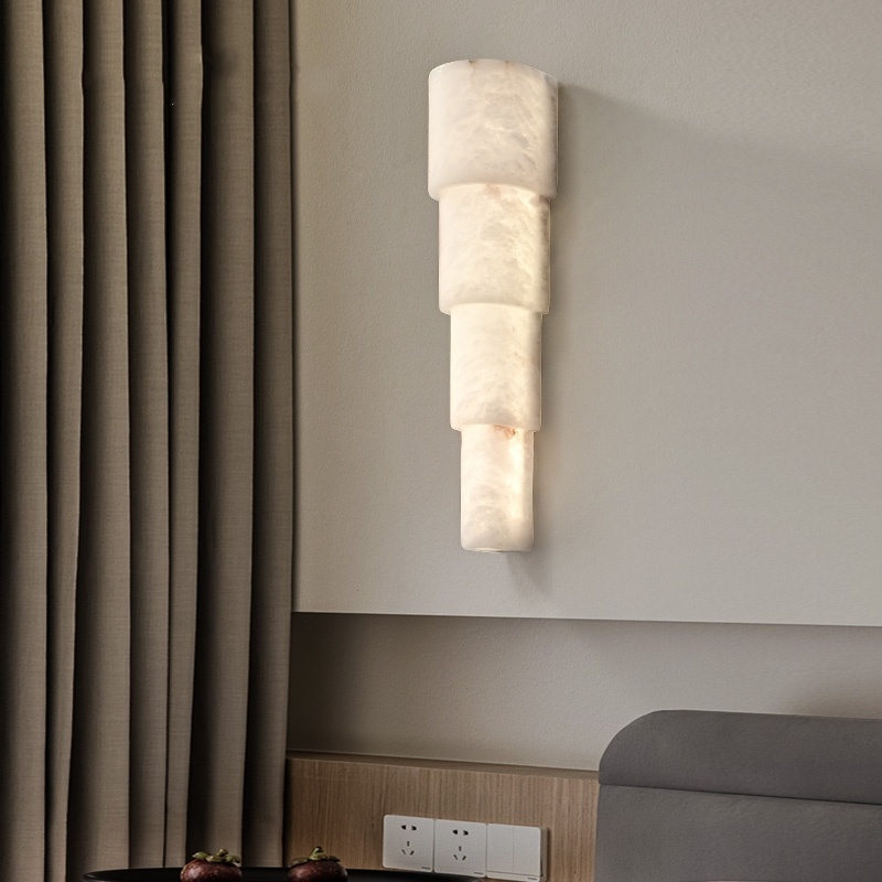 Natural Marble Wall Lamp Frenc - Home Bathroom Design Simple recensie en prijs