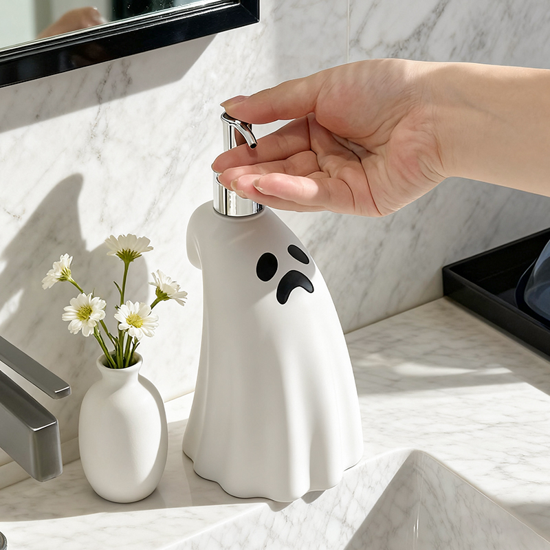 Creative Ghost Soap Bottle Pre - Home Bathroom Model recensie en prijs