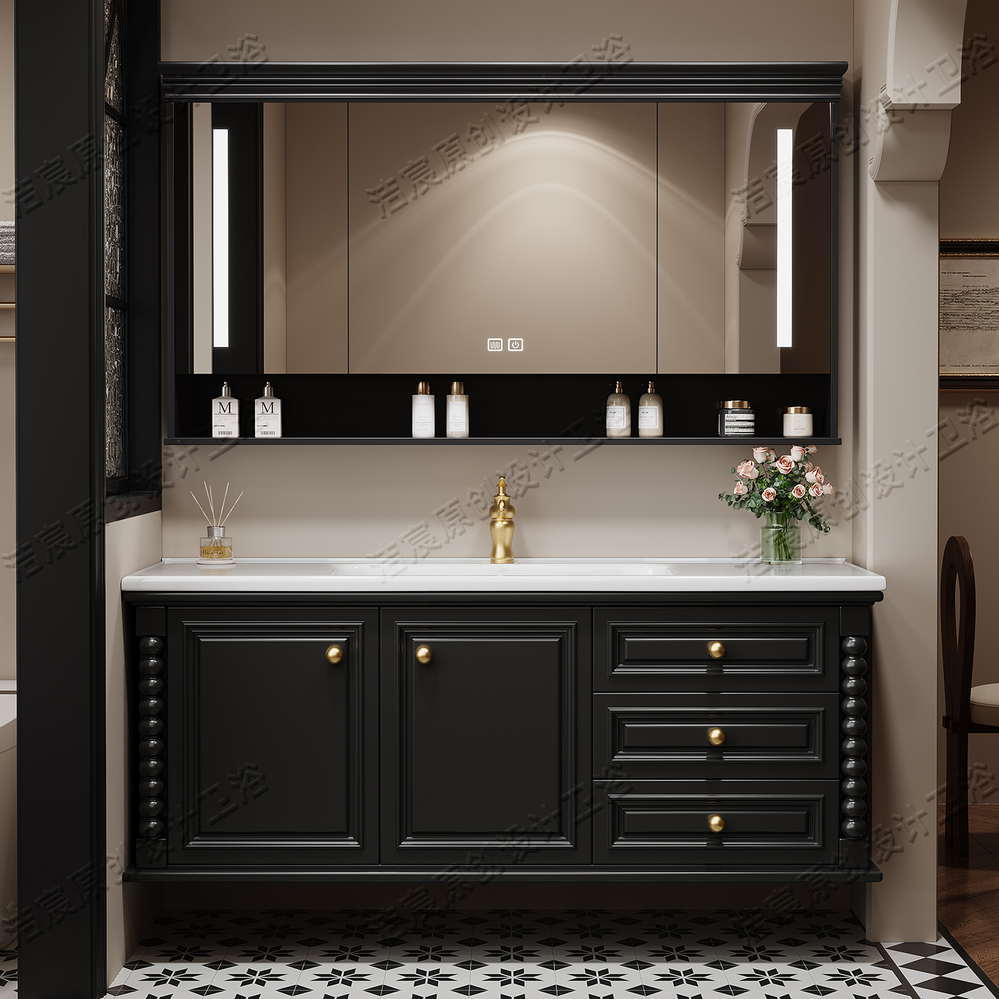 Storage Drawers Cupboard Toile - Home Bathroom Partition Wall recensie en prijs