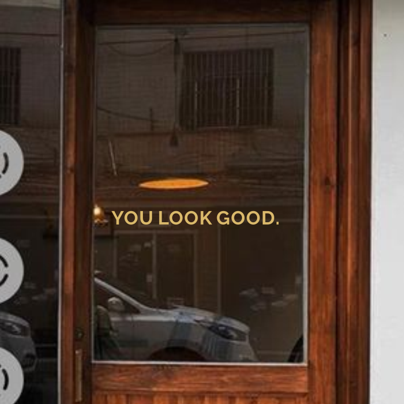You Look Good Mirror Wall Stic - Home Goods Bathroom Mirrors recensie en prijs