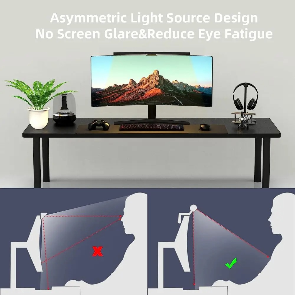Curved Monitor Light Bar 3 Col - Home Bathroom Products recensie en prijs
