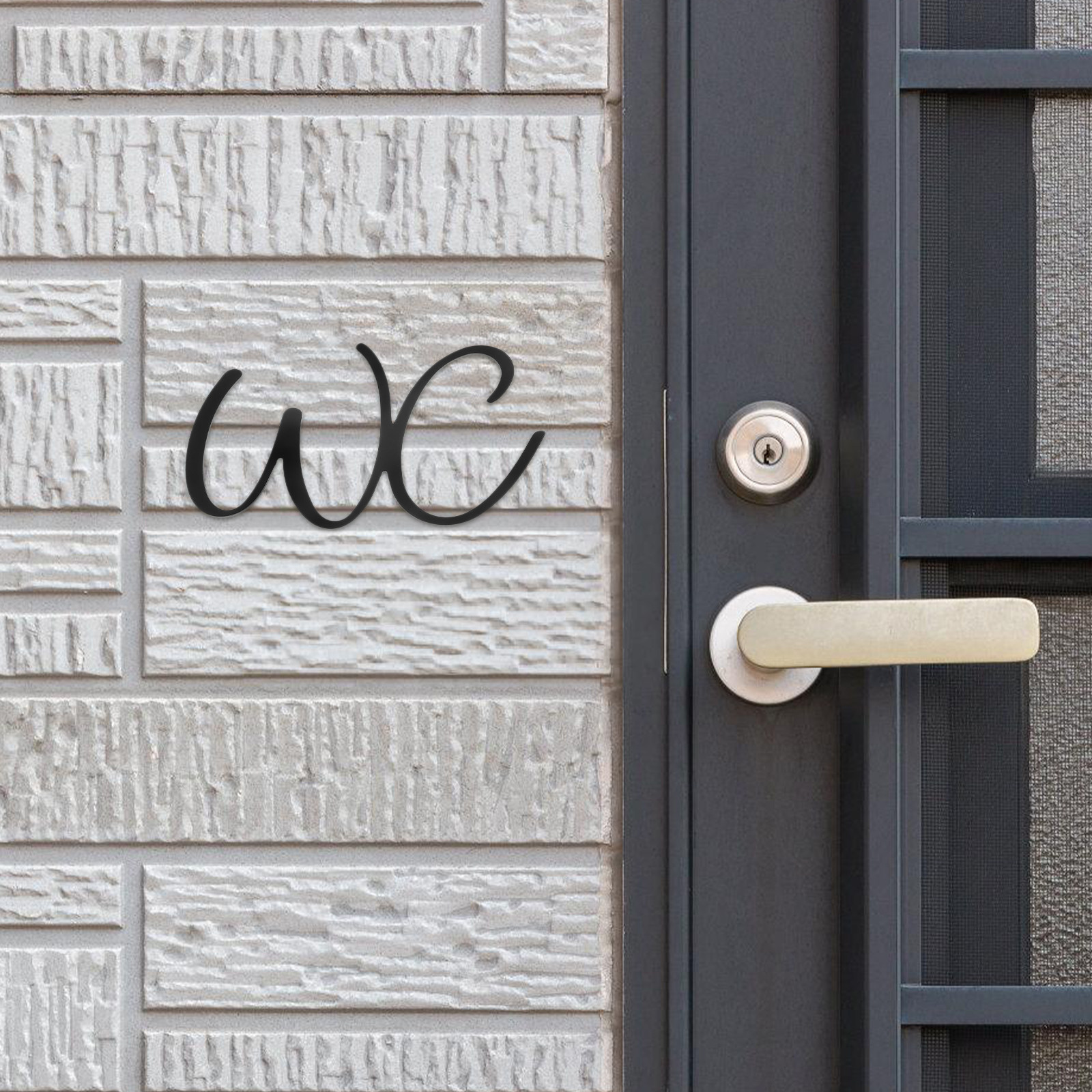 Bathroom Sign Toilet Door Iron - Home Bathroom Door Signs recensie en prijs
