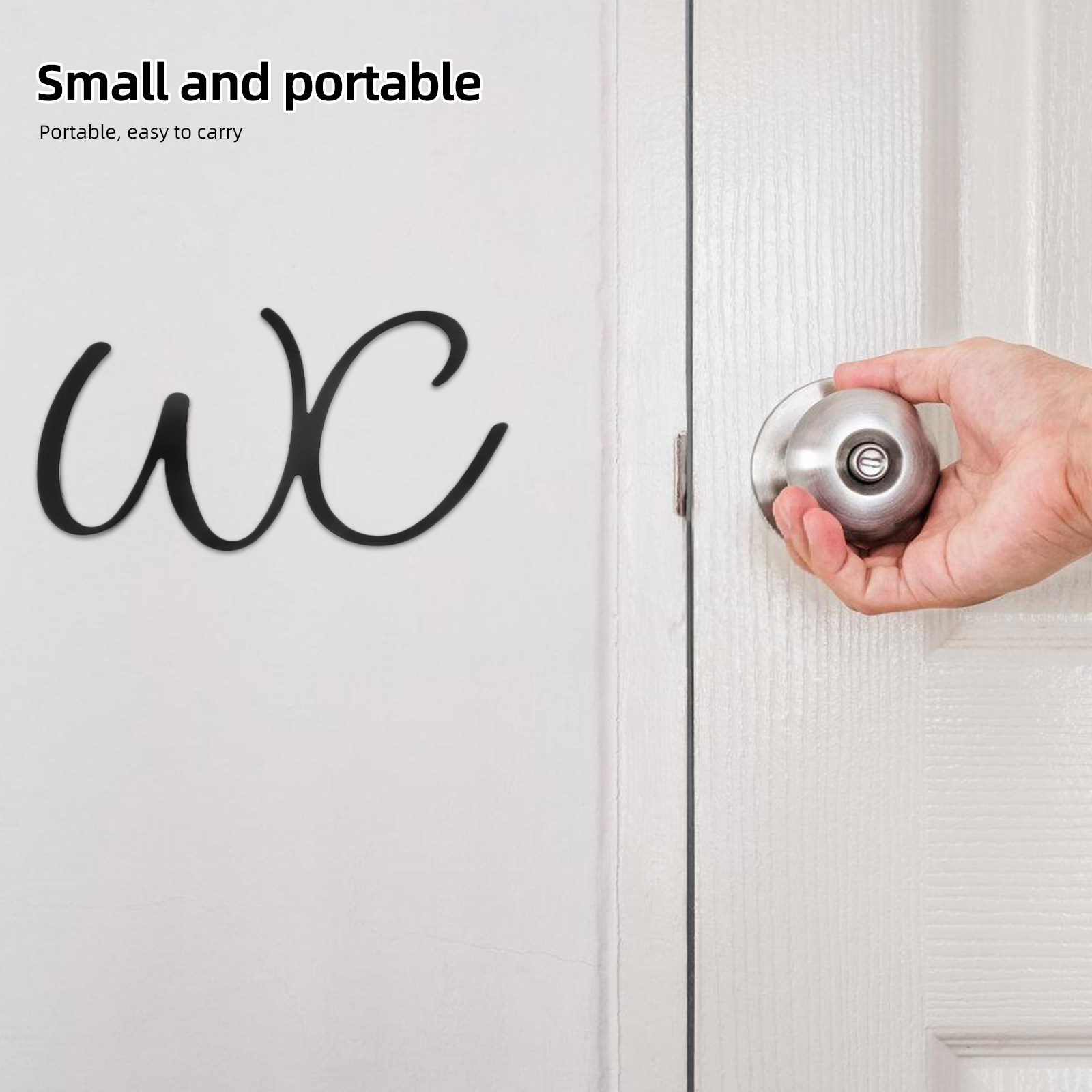Bathroom Sign Toilet Door Iron - Home Bathroom Door Signs recensie en prijs