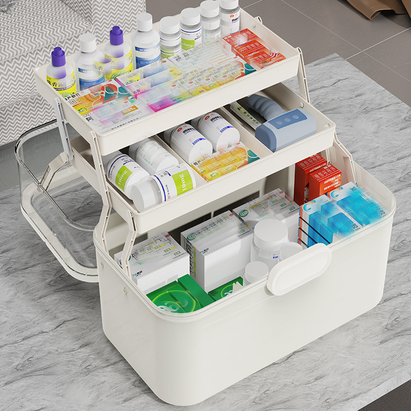 Large Capacity Clear Lid Medic - Home Goods Bathroom Storage recensie en prijs
