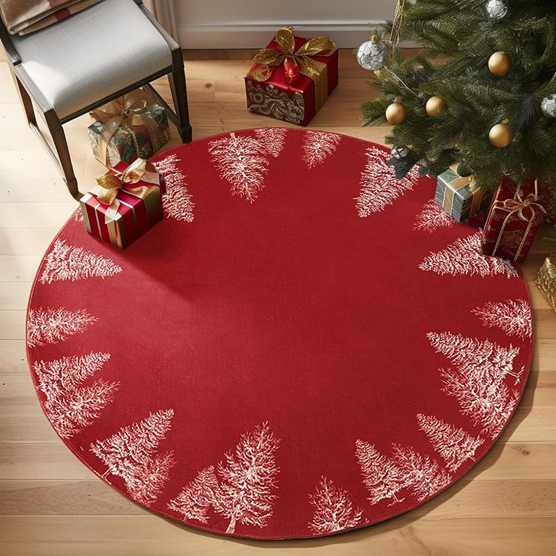 1pc Christmas round carpet: Sa - Home Bathroom Scene recensie en prijs
