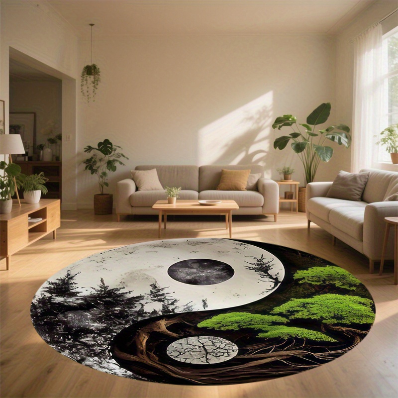 1pc Taiji-Style Night Scene Ro - Home Bathroom Scene recensie en prijs