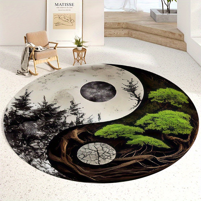 1pc Taiji-Style Night Scene Ro - Home Bathroom Scene recensie en prijs