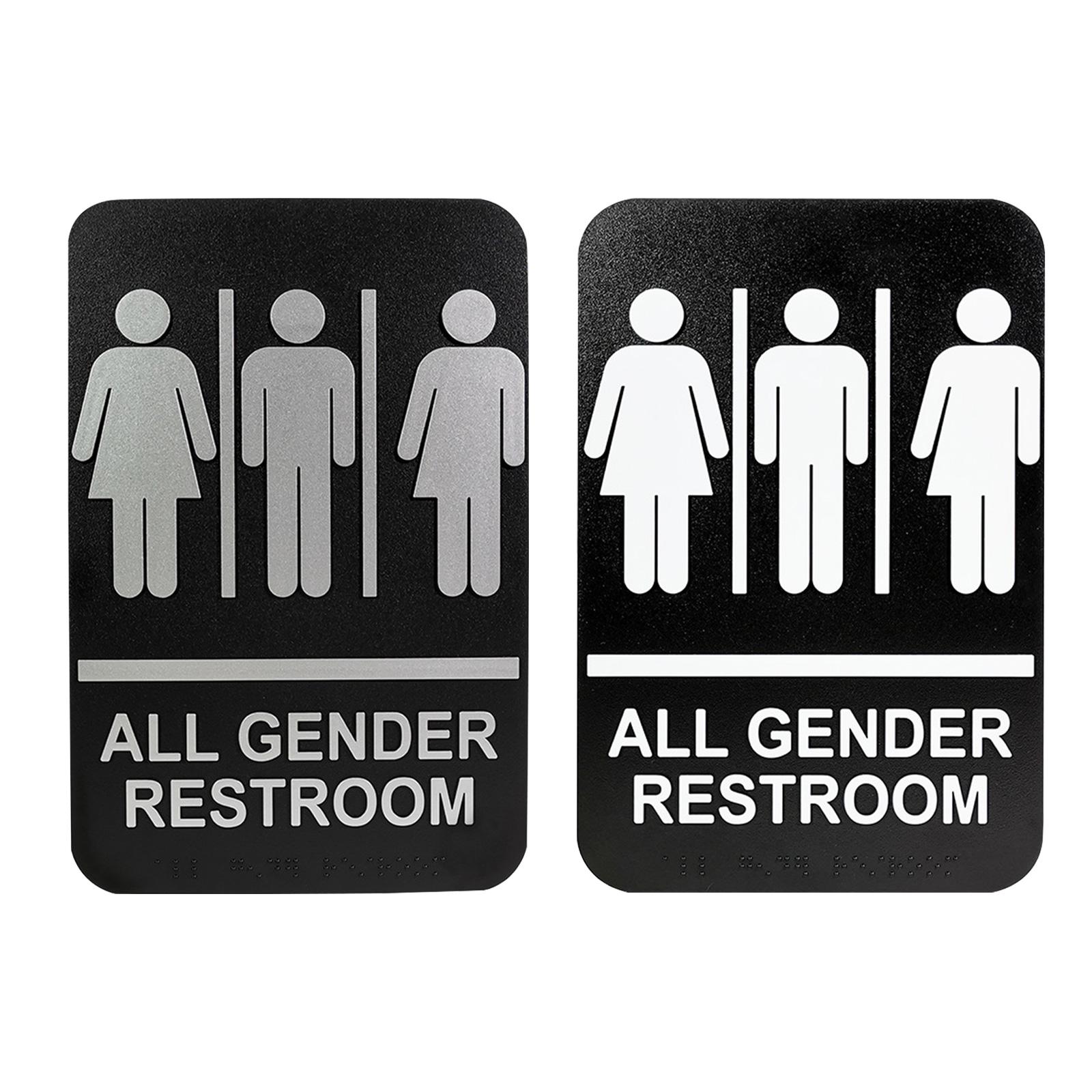 All Gender Restroom Sign Gende - Home Bathroom Door Signs recensie en prijs