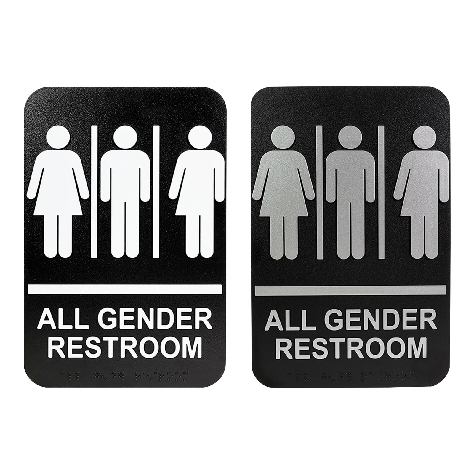 All Gender Restroom Sign Gende - Home Bathroom Door Signs recensie en prijs