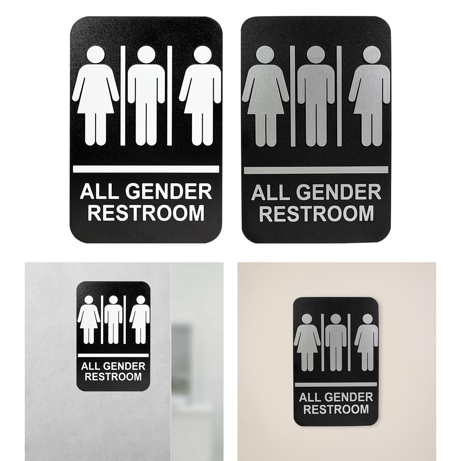 All Gender Restroom Sign Gende - Home Bathroom Door Signs recensie en prijs