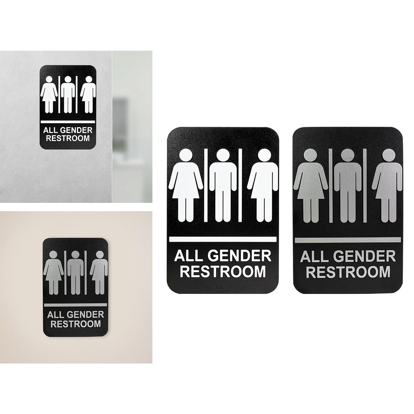 All Gender Restroom Sign Gende - Home Bathroom Door Signs recensie en prijs