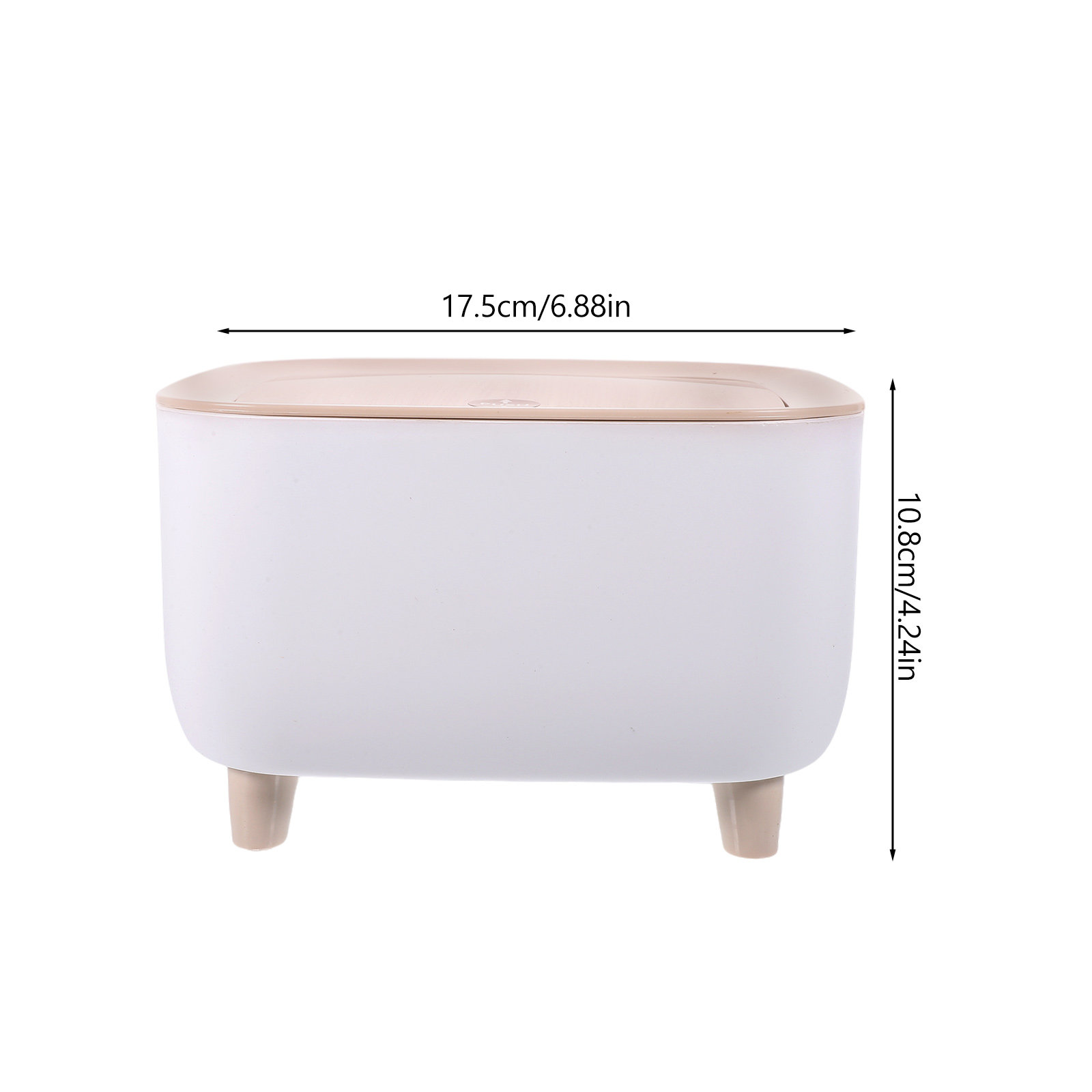 2L Small Desktop Trash Can for - Home Bathroom Design Simple recensie en prijs