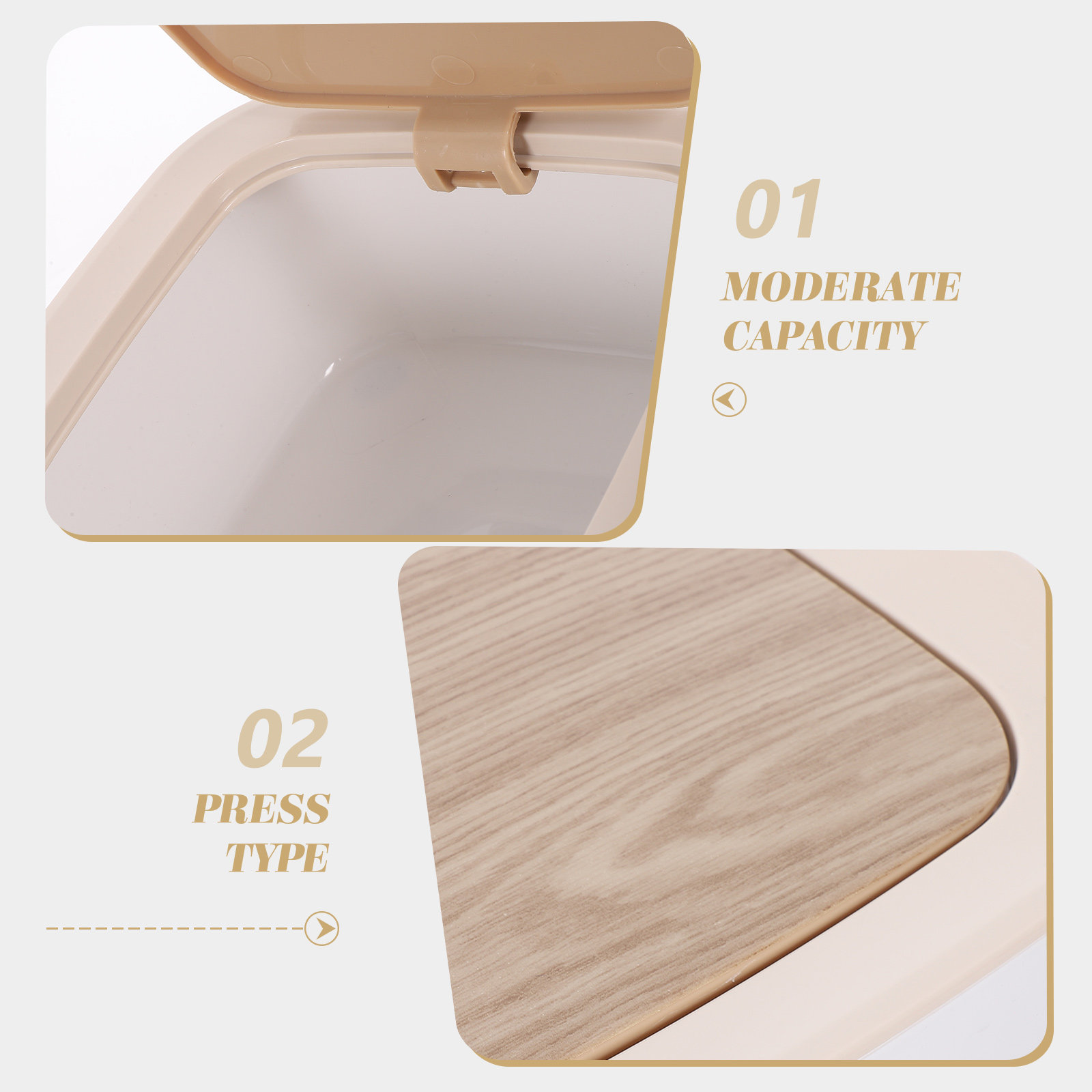 2L Small Desktop Trash Can for - Home Bathroom Design Simple recensie en prijs