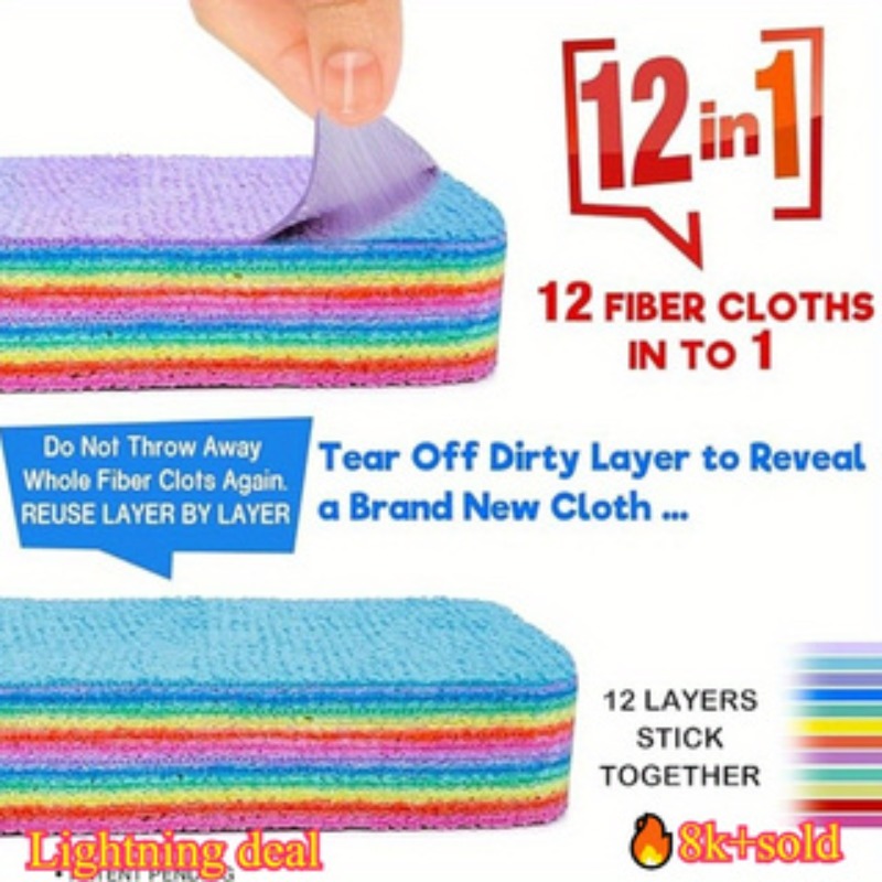 1PC ,12 layer fiber, perfect c - Home Bathroom Cleaning recensie en prijs