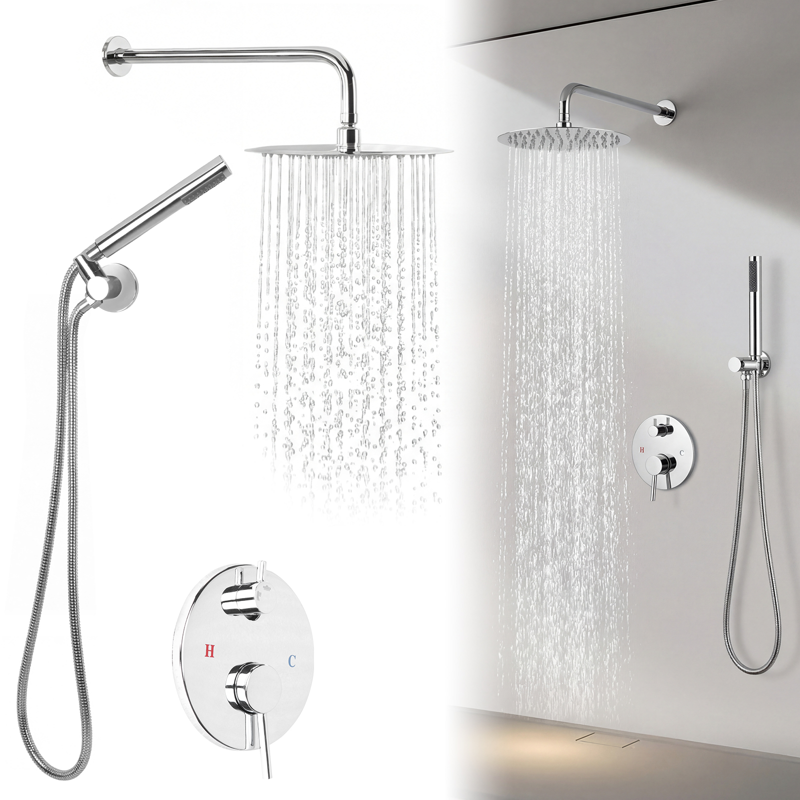 Ceiling Rainfall Shower Head S - Home Bathroom recensie en prijs