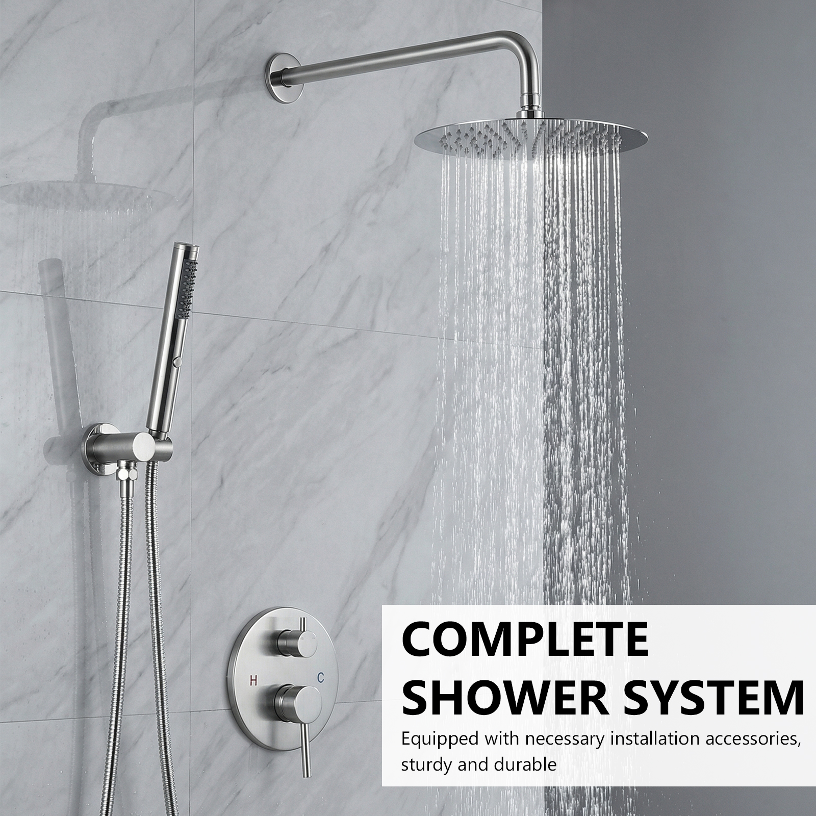 Ceiling Rainfall Shower Head S - Home Bathroom recensie en prijs